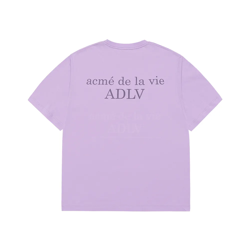  Áo thun ADLV - Acmé de la vie Basic Logo Season 3 Light Purple 