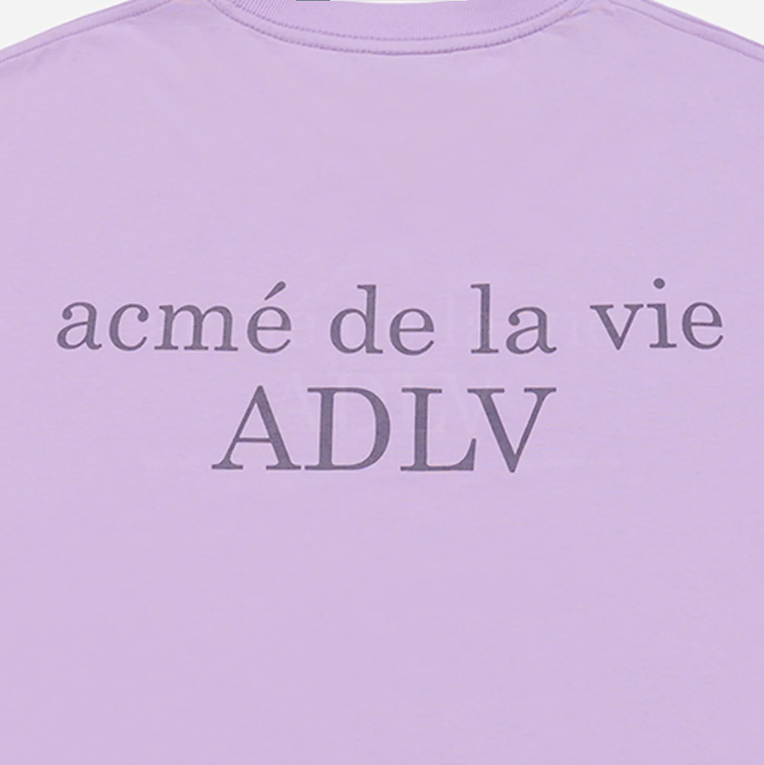  Áo thun ADLV - Acmé de la vie Basic Logo Season 3 Light Purple 