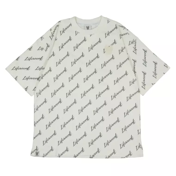 Áo thun Life Work [Unisex] - Signature Lettering T-Shirt - LW242TS070