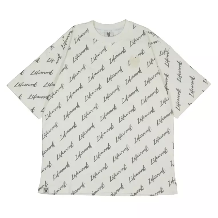  Áo thun Life Work [Unisex] - Signature Lettering T-Shirt - LW242TS070 