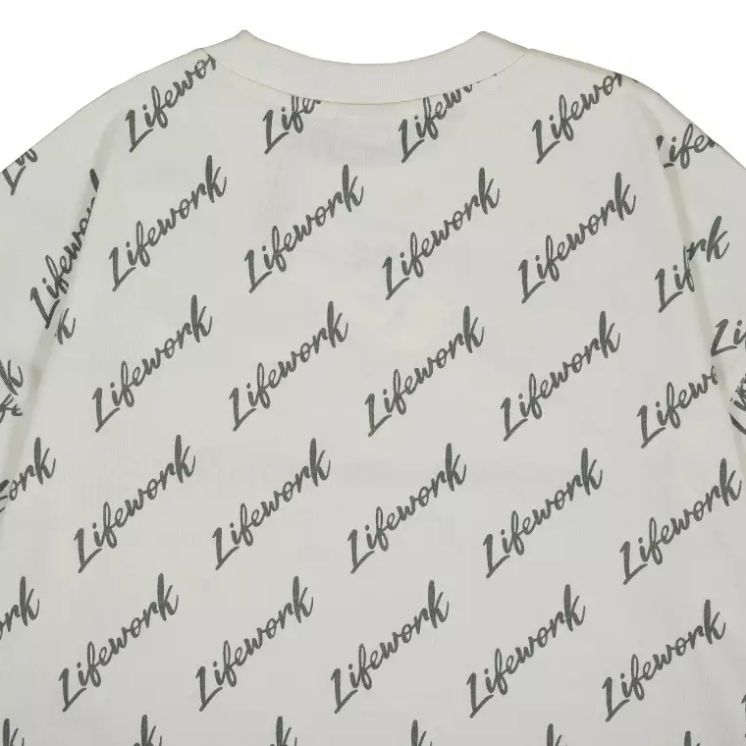  Áo thun Life Work [Unisex] - Signature Lettering T-Shirt - LW242TS070 