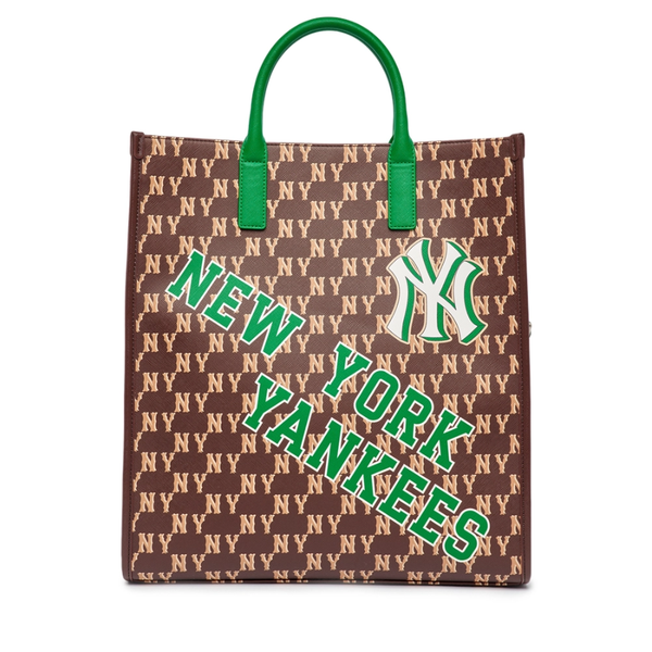 Túi MLB Korea - Monotive Coated Canvas Vertical Tote Bag New York Yankees D.Brown - 3AORM053N-50BRD