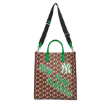  Túi MLB Korea - Monotive Coated Canvas Vertical Tote Bag New York Yankees D.Brown - 3AORM053N-50BRD 