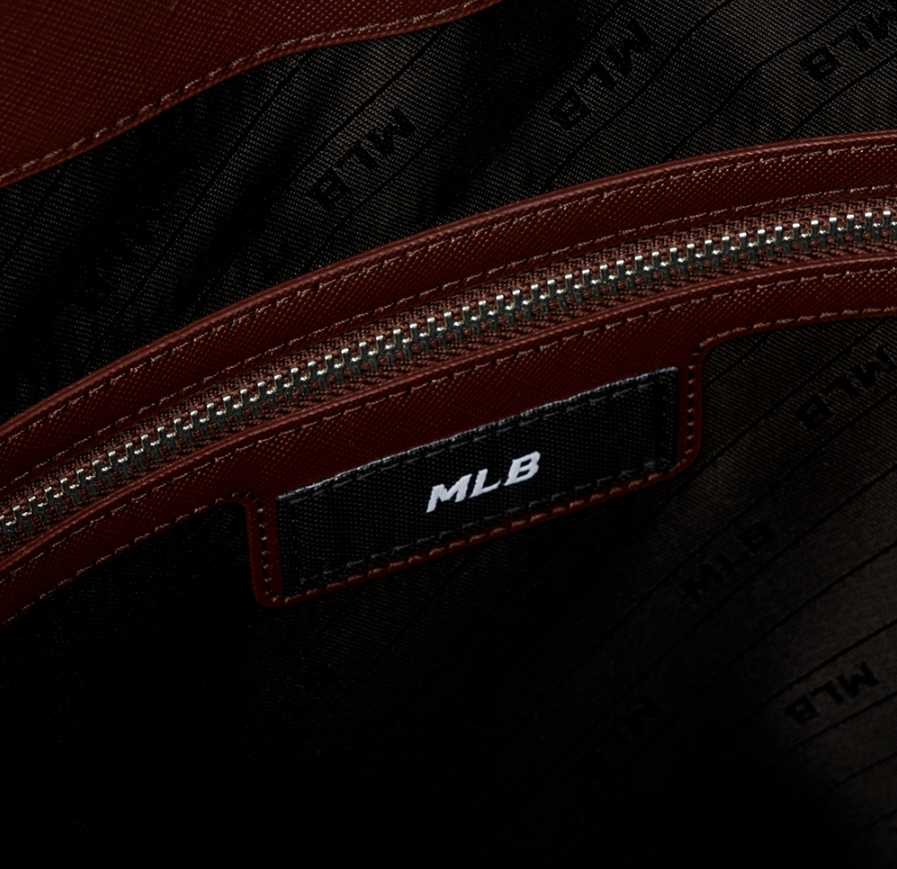  Túi MLB Korea - Monotive Coated Canvas Vertical Tote Bag New York Yankees D.Brown - 3AORM053N-50BRD 