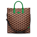  Túi MLB Korea - Monotive Coated Canvas Vertical Tote Bag New York Yankees D.Brown - 3AORM053N-50BRD 