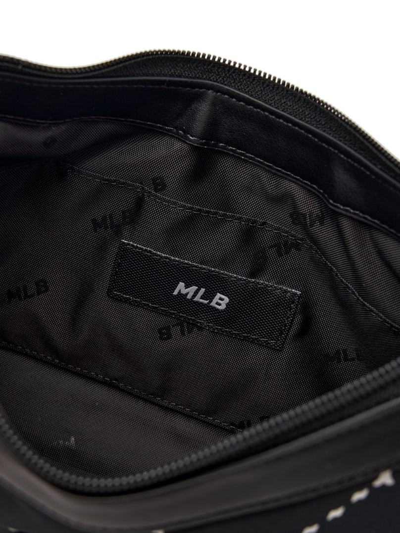  Túi Xách MLB Korea - Dia Mono JQD Mini Hobo Bag New York Yankees Black - 7ACRMD15N-50BKS 