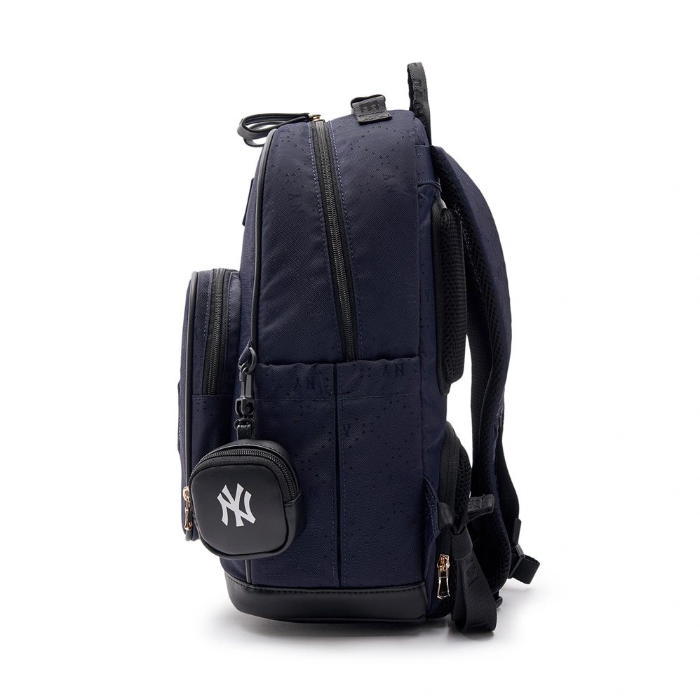  Balo MLB Korea - Diamond Monogram Tone-Tone Jacquard New York Yankees D.Navy - 7ABKMD33N-50NYD 