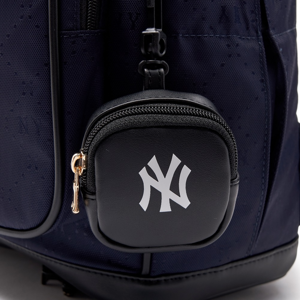  Balo MLB Korea - Diamond Monogram Tone-Tone Jacquard New York Yankees D.Navy - 7ABKMD33N-50NYD 