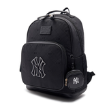 Balo MLB Korea - Diamond Monogram Tone-Tone Jacquard New York Yankees Black - 7ABKMD33N-50BKS 