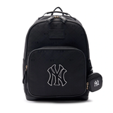  Balo MLB Korea - Diamond Monogram Tone-Tone Jacquard New York Yankees Black - 7ABKMD33N-50BKS 