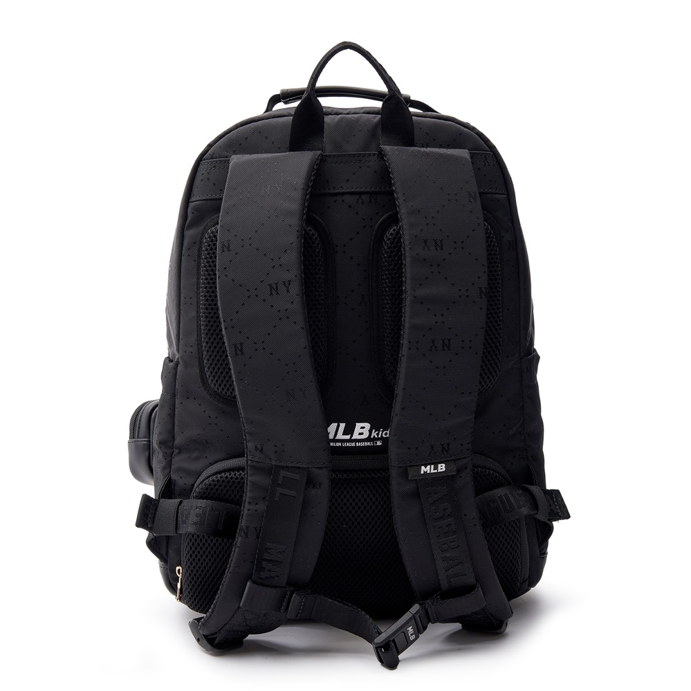  Balo MLB Korea - Diamond Monogram Tone-Tone Jacquard New York Yankees Black - 7ABKMD33N-50BKS 