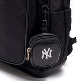  Balo MLB Korea - Diamond Monogram Tone-Tone Jacquard New York Yankees Black - 7ABKMD33N-50BKS 
