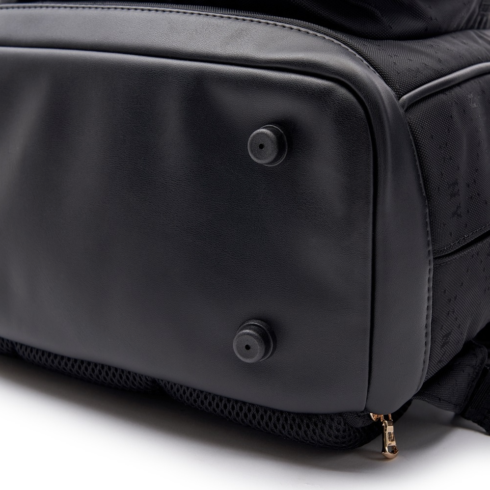  Balo MLB Korea - Diamond Monogram Tone-Tone Jacquard New York Yankees Black - 7ABKMD33N-50BKS 