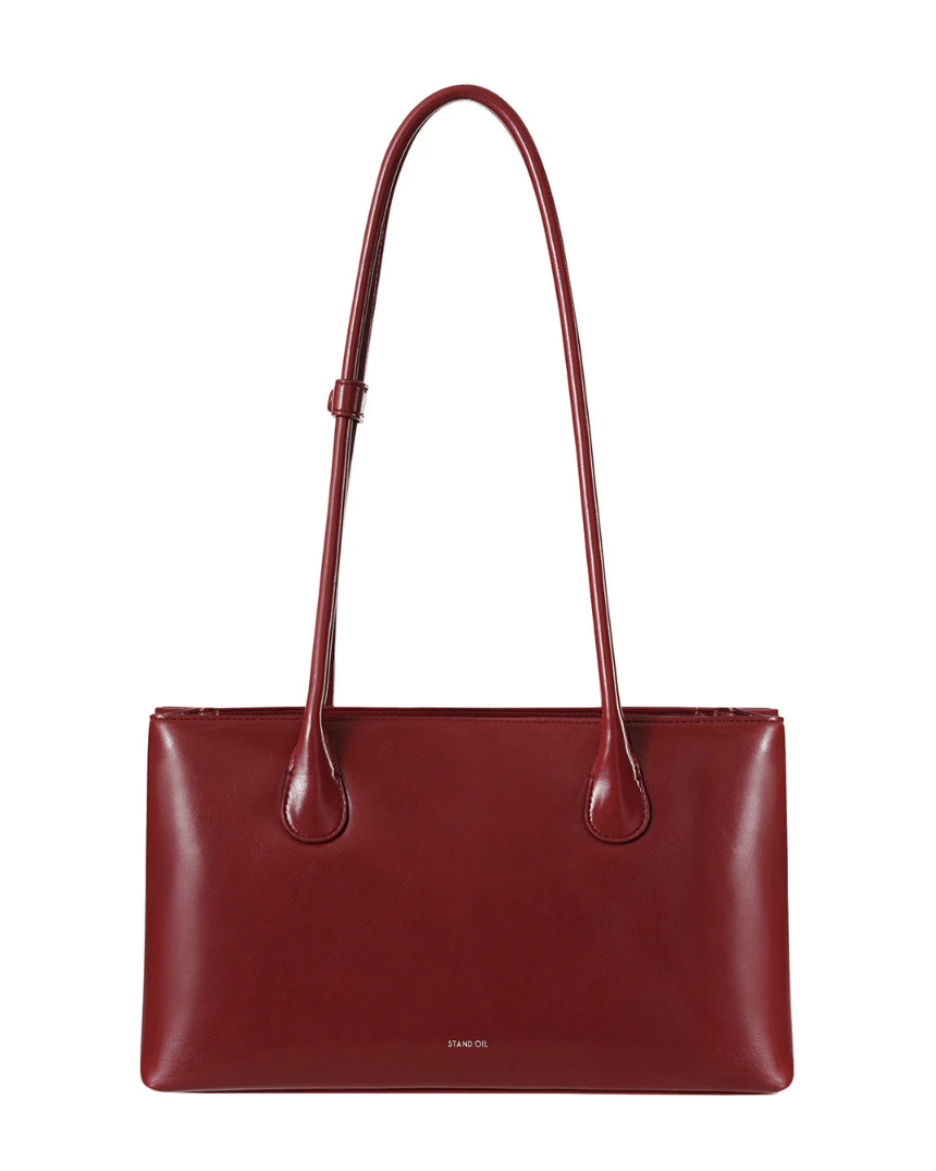 Túi Xách Stand Oil - Square Low Bag / Red Wine 