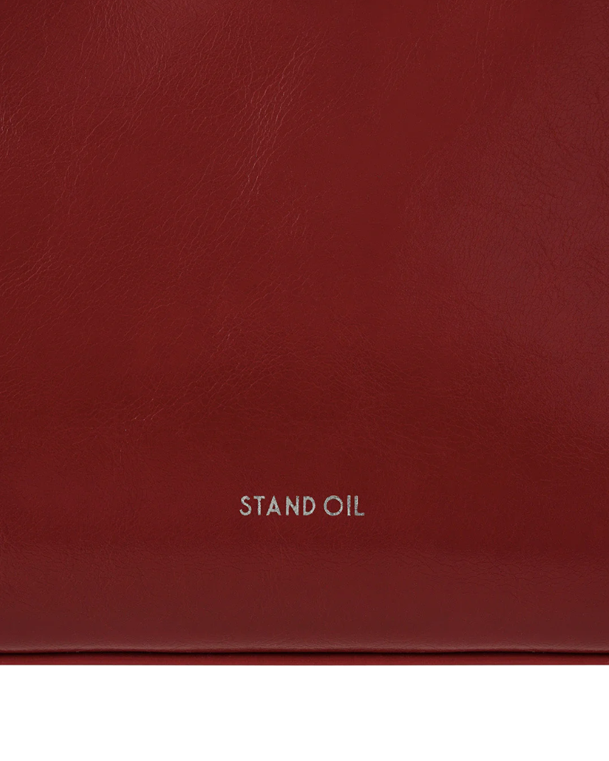  Túi Xách Stand Oil - Square Low Bag / Red Wine 