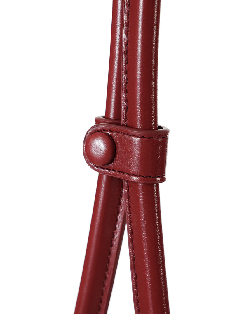  Túi Xách Stand Oil - Square Low Bag / Red Wine 