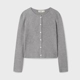  Áo Thun Len WHOAU [Nữ] - Ribbed Button Cardigan - WHCKF4742F 