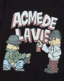 Áo thun [Unisex] ADLV - Acmé de la vie AC Bear Graffiti Black 