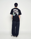  Áo thun [Unisex] ADLV - Acmé de la vie AC Bear Graffiti Black 