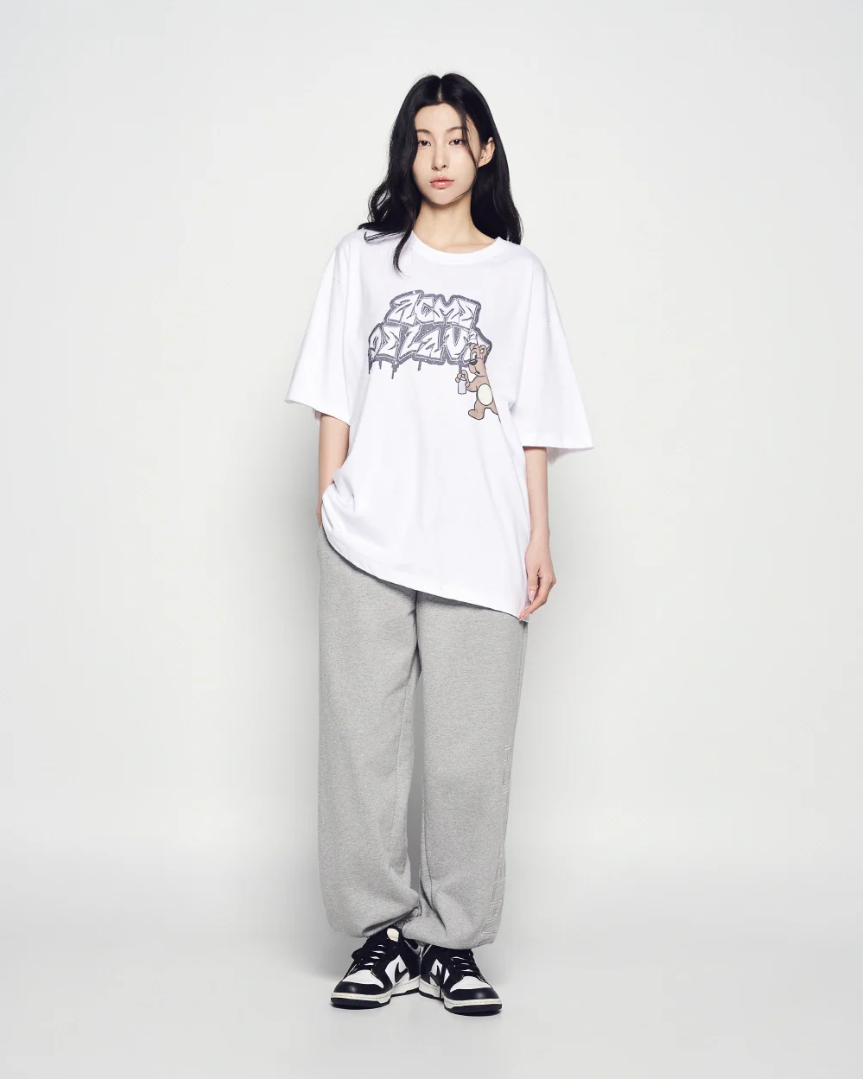  Áo thun [Unisex] ADLV - Acmé de la vie AC Bear Spray White 