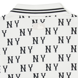  Áo Polo MLB [Unisex] - Classic Mono Front Pattern Collar Boston Red Sox Ivory - 3APQM0443-50IVS 