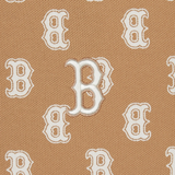  Áo Polo MLB [Unisex] - Classic Mono Front Pattern Collar Boston Red Sox Camel - 3APQM0443-43CAL 