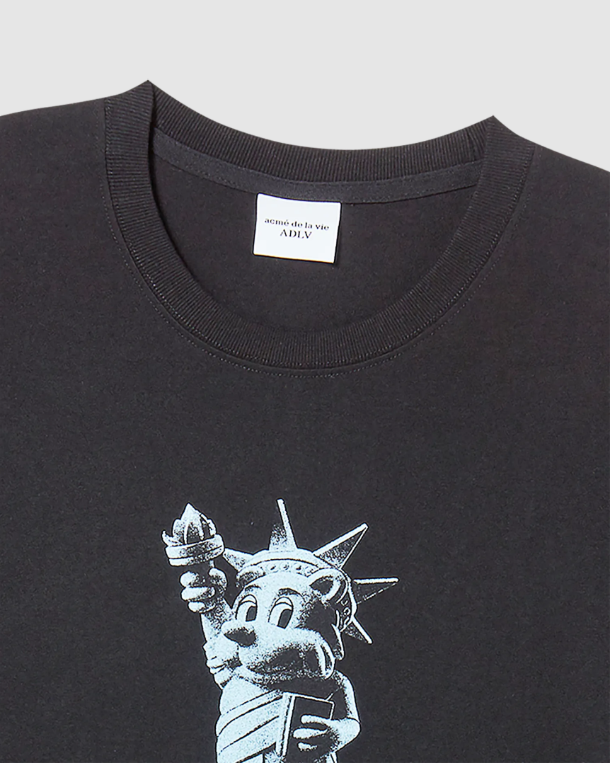  Áo thun [Unisex] ADLV - Acmé de la vie Ac Bear Statue Of Liberty Black 