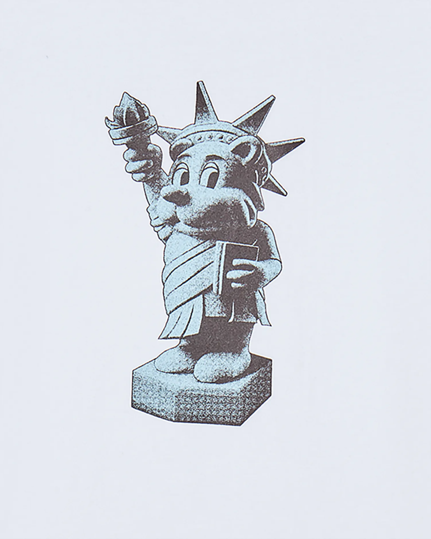  Áo thun [Unisex] ADLV - Acmé de la vie Ac Bear Statue Of Liberty White 