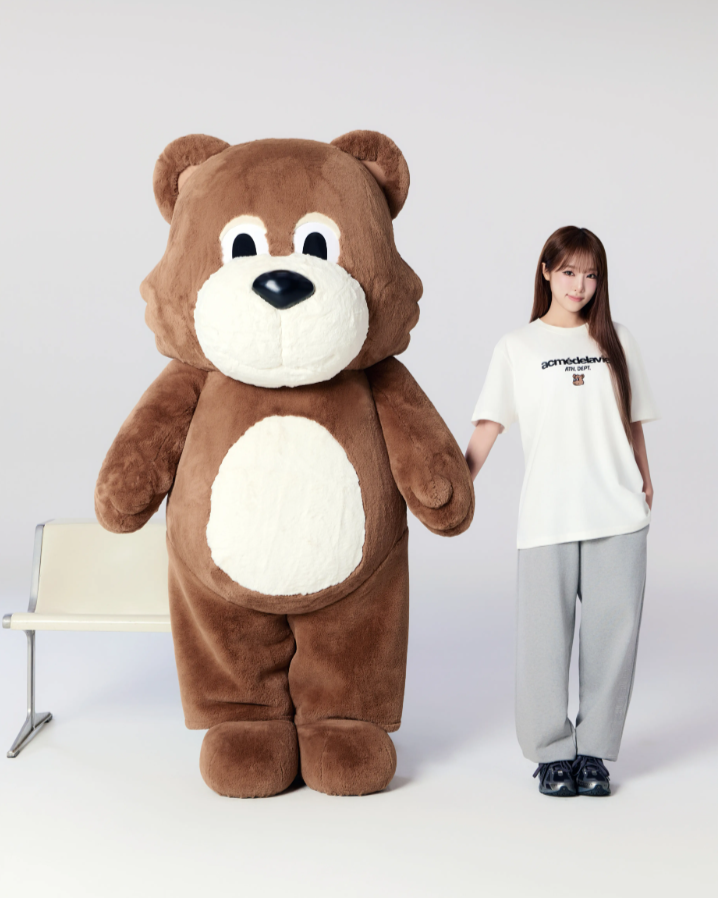  Áo thun [Unisex] ADLV - Acmé de la vie Standard Ac Bear Point Cream 