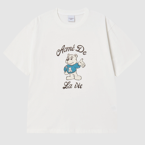 Áo thun [Unisex] ADLV - Acmé de la vie Ac Bear Welcome Cream