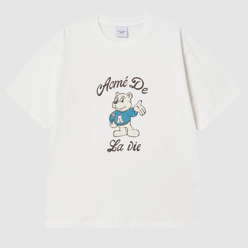  Áo thun [Unisex] ADLV - Acmé de la vie Ac Bear Welcome Cream 