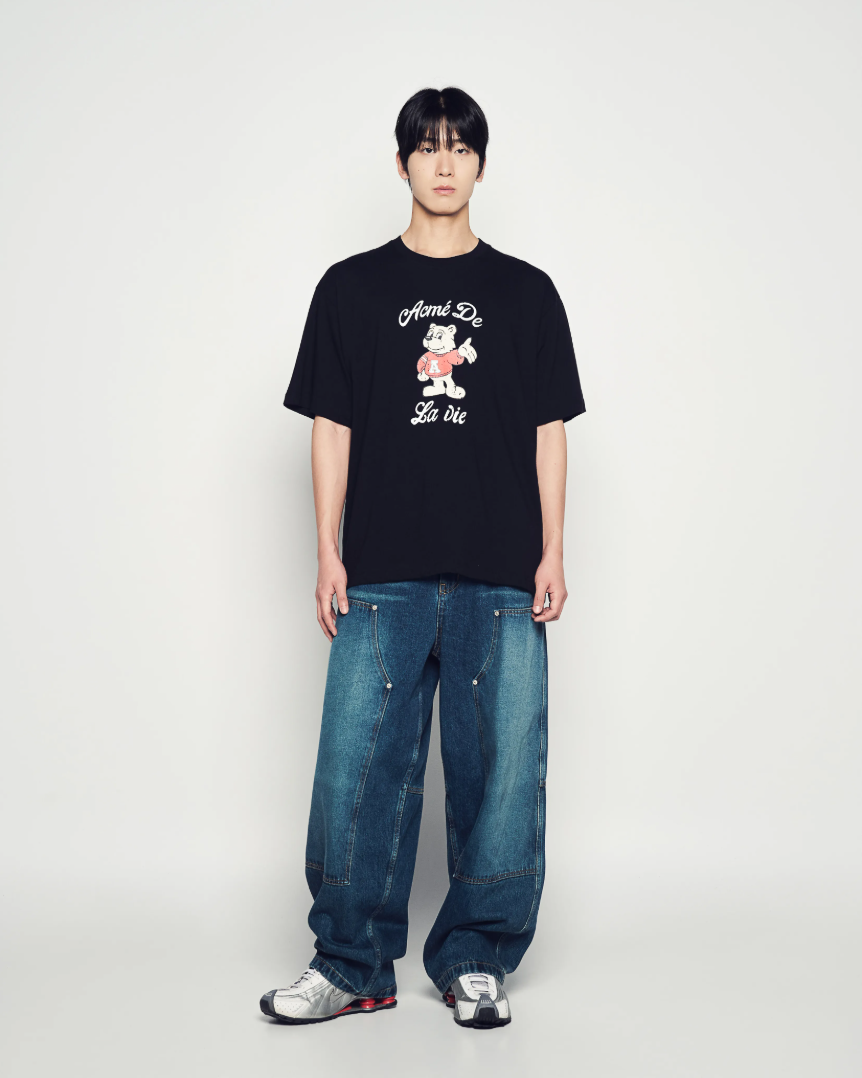  Áo thun [Unisex] ADLV - Acmé de la vie Ac Bear Welcome Black 