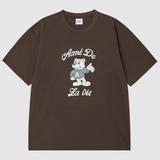  Áo thun [Unisex] ADLV - Acmé de la vie Ac Bear Welcome Brown 