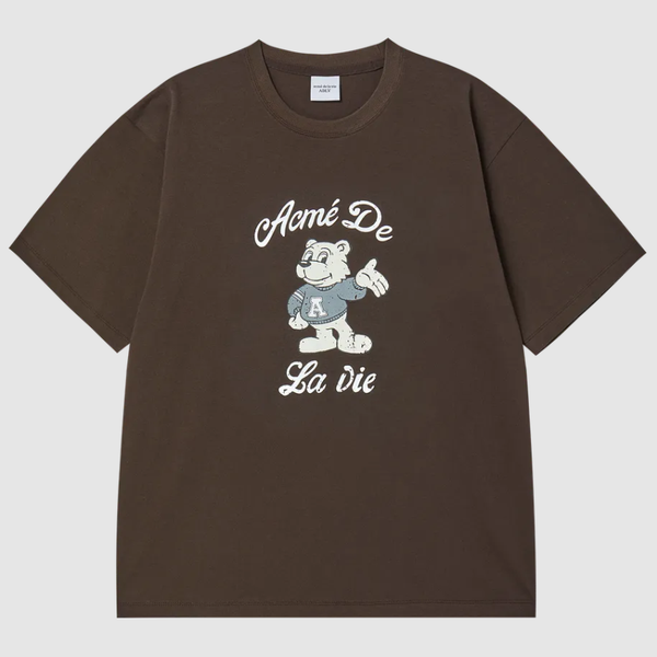 Áo thun [Unisex] ADLV - Acmé de la vie Ac Bear Welcome Brown