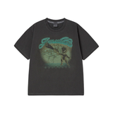  Áo thun [Unisex] ADLV - Acmédelavie Pigment Shooting Alien Charcoal 