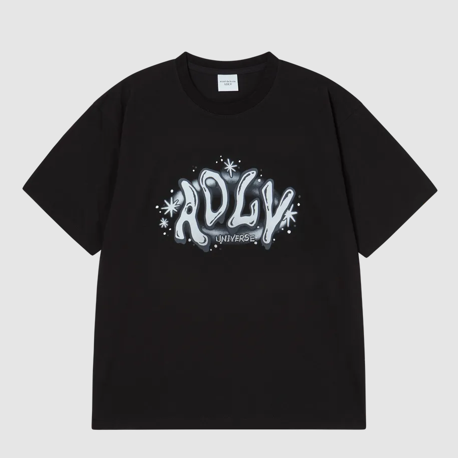 Áo thun [Unisex] ADLV - Acmédelavie Universe Logo Black 