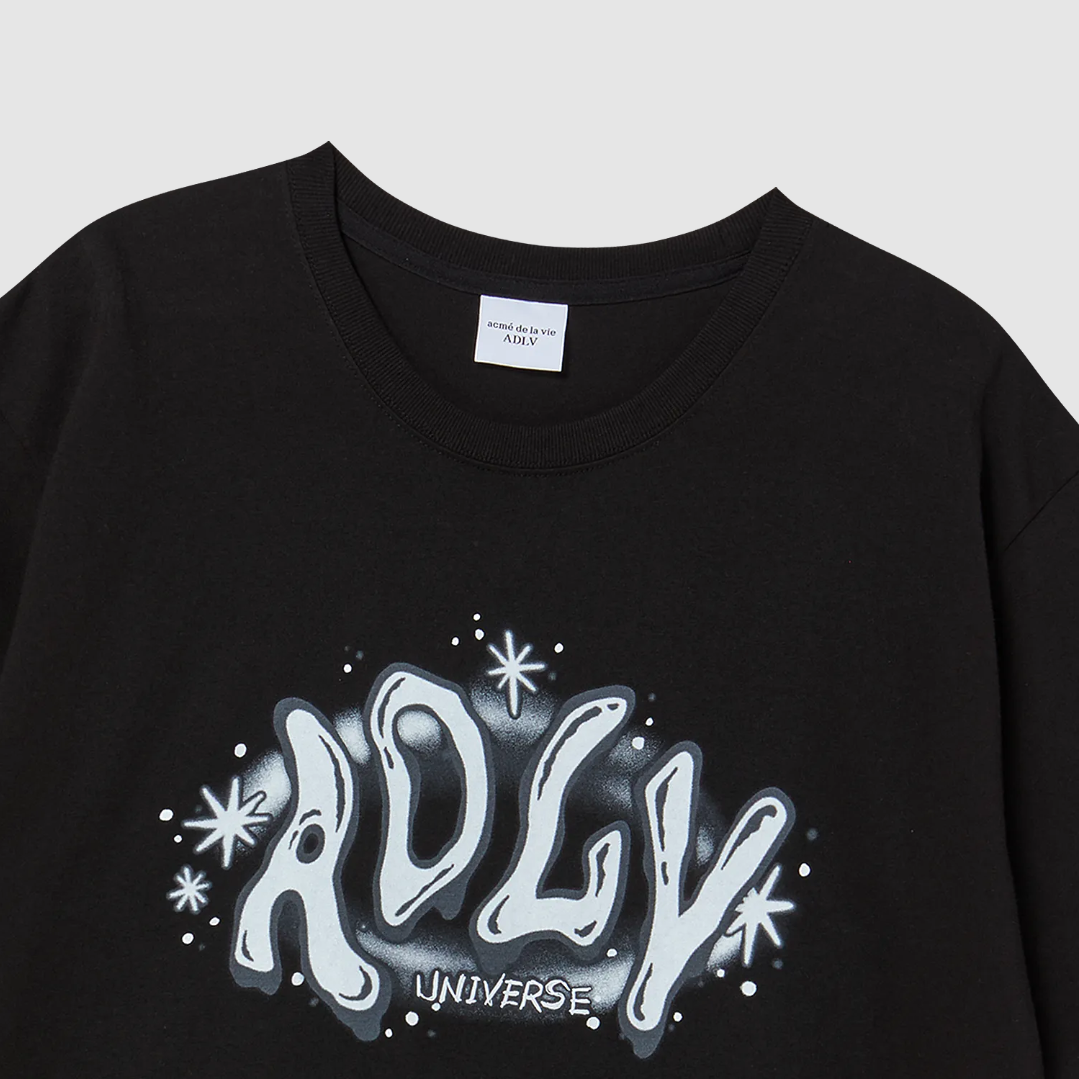  Áo thun [Unisex] ADLV - Acmédelavie Universe Logo Black 