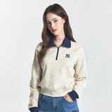  Áo Polo Dài Tay MLB Korea - Varsity Sportive New York Yankees - 3FMTV1244-50CRD 