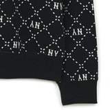  Áo Sweater MLB Korea - Dia Monogram Allover Jacquard NY Yankees - 3AMTM0134-50BKS 
