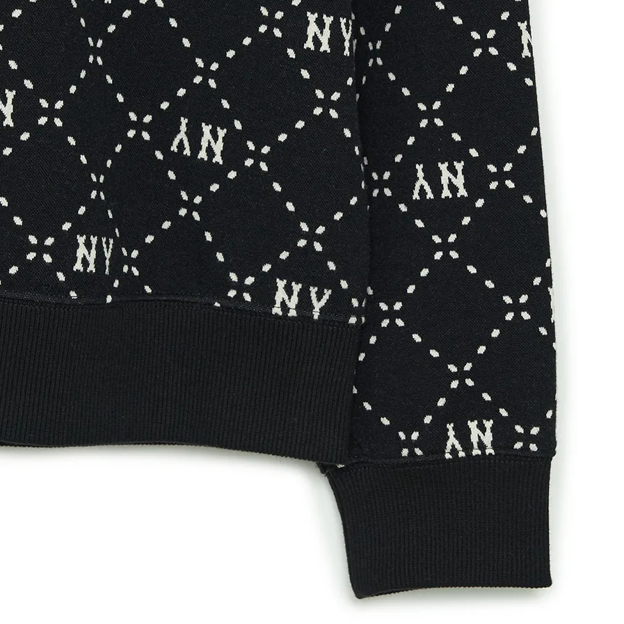  Áo Sweater MLB Korea - Dia Monogram Allover Jacquard NY Yankees - 3AMTM0134-50BKS 