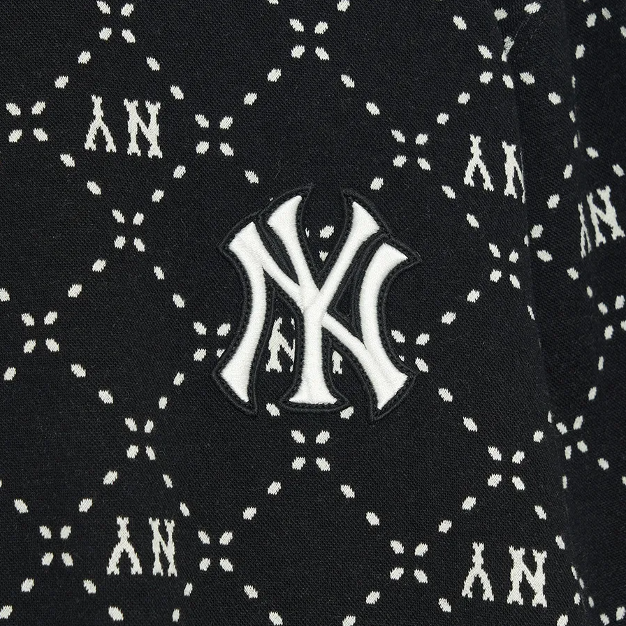  Áo Sweater MLB Korea - Dia Monogram Allover Jacquard NY Yankees - 3AMTM0134-50BKS 