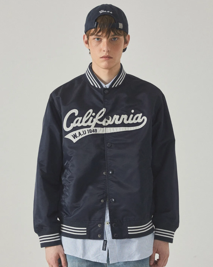  Áo Khoác Varsity WHOAU [Unisex] - Patch Varsity Jacket - WHJKF2315U 