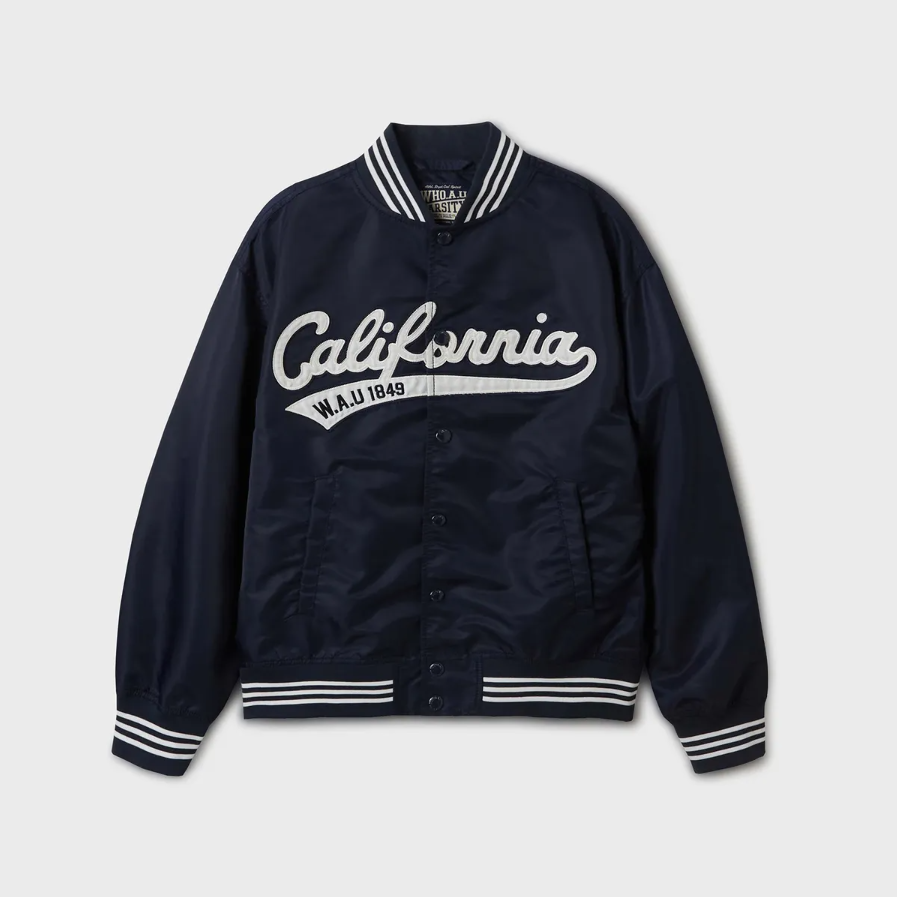  Áo Khoác Varsity WHOAU [Unisex] - Patch Varsity Jacket - WHJKF2315U 