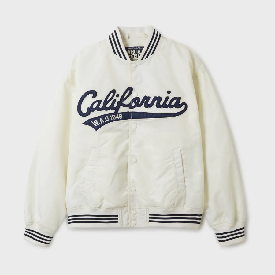  Áo Khoác Varsity WHOAU [Unisex] - Patch Varsity Jacket - WHJKF2315U 