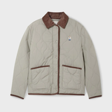  Áo Khoác Phao WHOAU [Nữ] - Steve Quilting Jacket Khaki - WHJJF4911F 