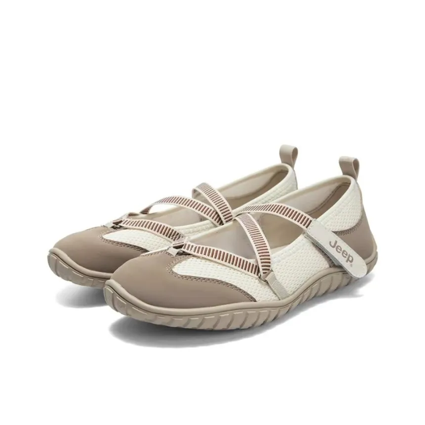  Giày Jeep Mary Jane - [Nữ] Outdoor Shoes Women's Low Top Begie - P651W13111 