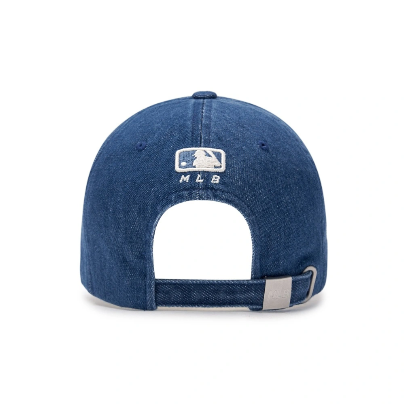  Nón MLB Korea - [Unisex] Damaged Washed Denim NY Yankees Navy - 3ACPVD34N-07INS 