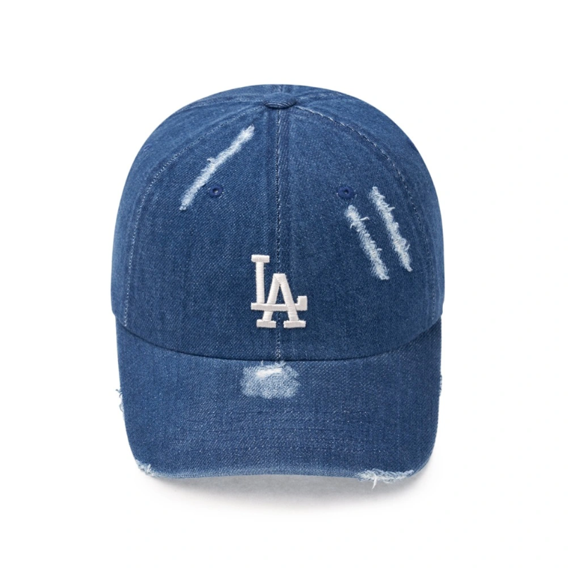  Nón MLB Korea - [Unisex] Damaged Washed Denim NY Yankees Navy - 3ACPVD34N-07INS 