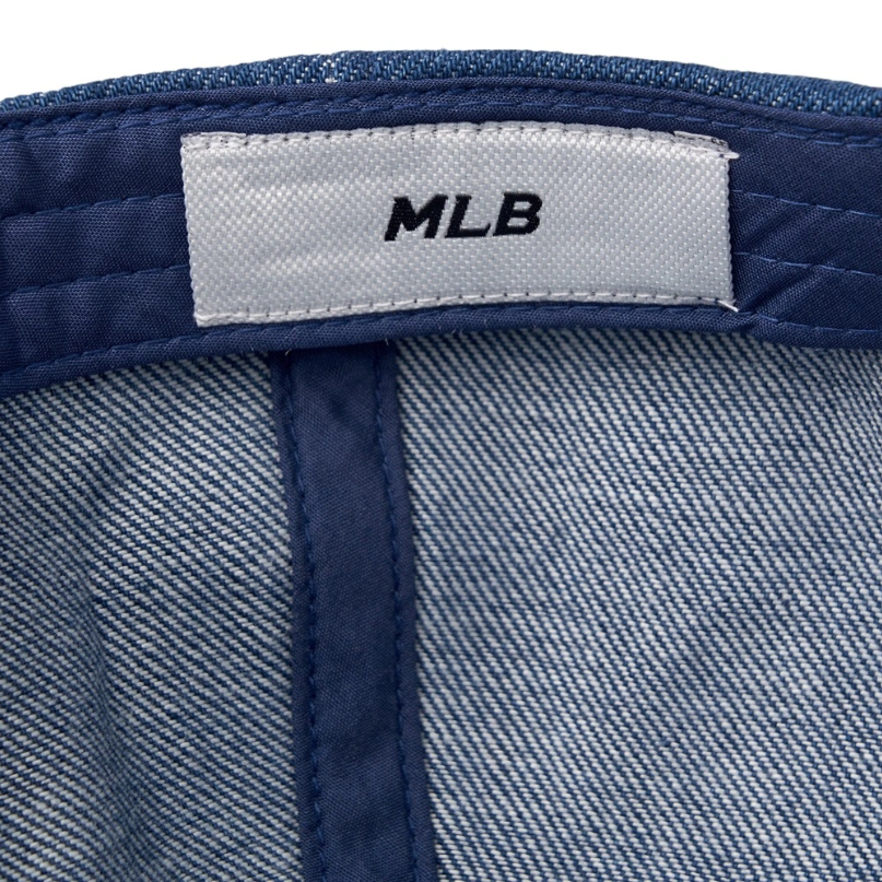  Nón MLB Korea - [Unisex] Damaged Washed Denim NY Yankees Navy - 3ACPVD34N-07INS 