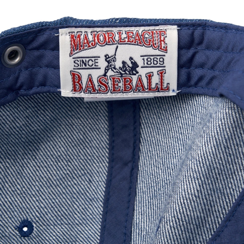  Nón MLB Korea - [Unisex] Damaged Washed Denim NY Yankees Navy - 3ACPVD34N-07INS 